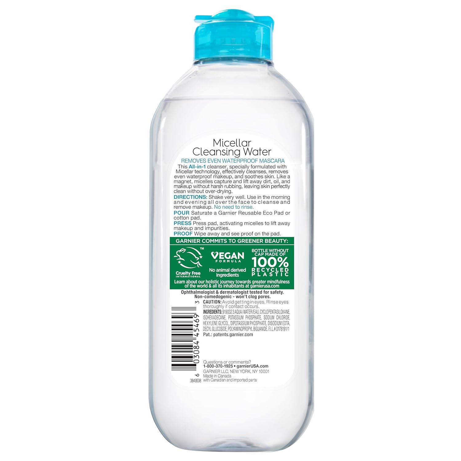 Garnier Micellar Water – Mindful Bedtime Beauty Routine, Waterproof Makeup Removal