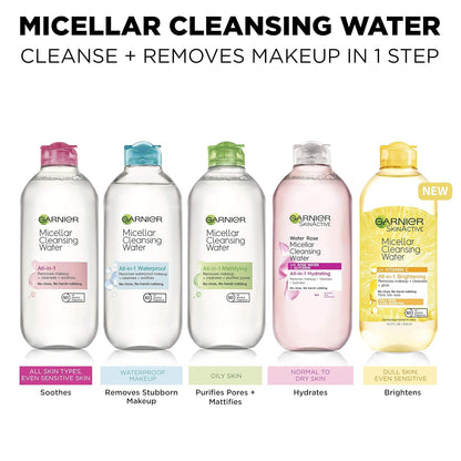 Garnier Micellar Water – Mindful Bedtime Beauty Routine, Waterproof Makeup Removal