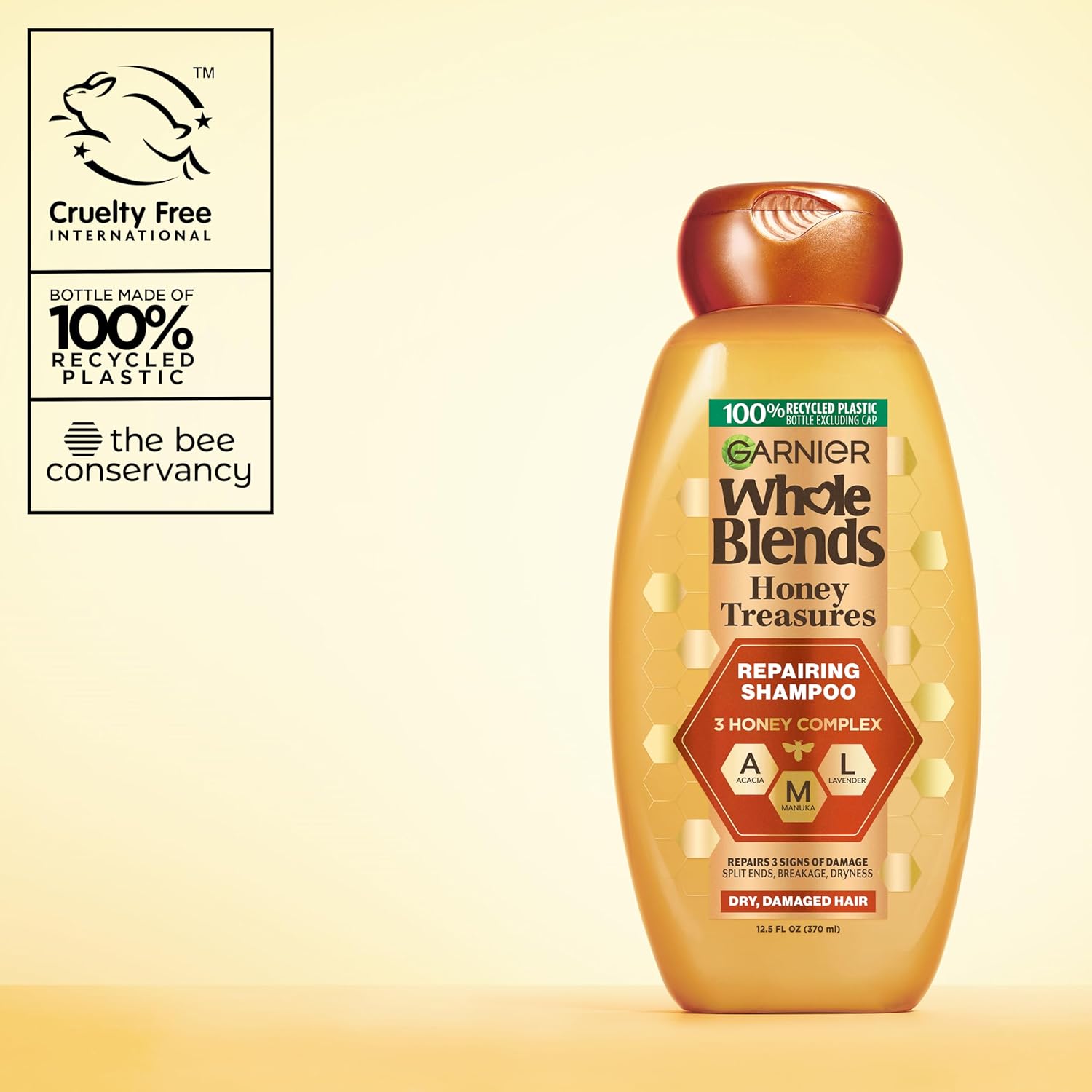 Garnier Propolis Infused Shampoo & Conditioner – Soothing Evening Hair Treatment for Damaged Locks