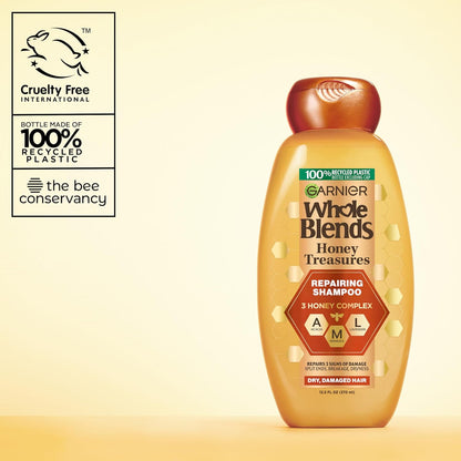 Garnier Propolis Infused Shampoo & Conditioner – Soothing Evening Hair Treatment for Damaged Locks