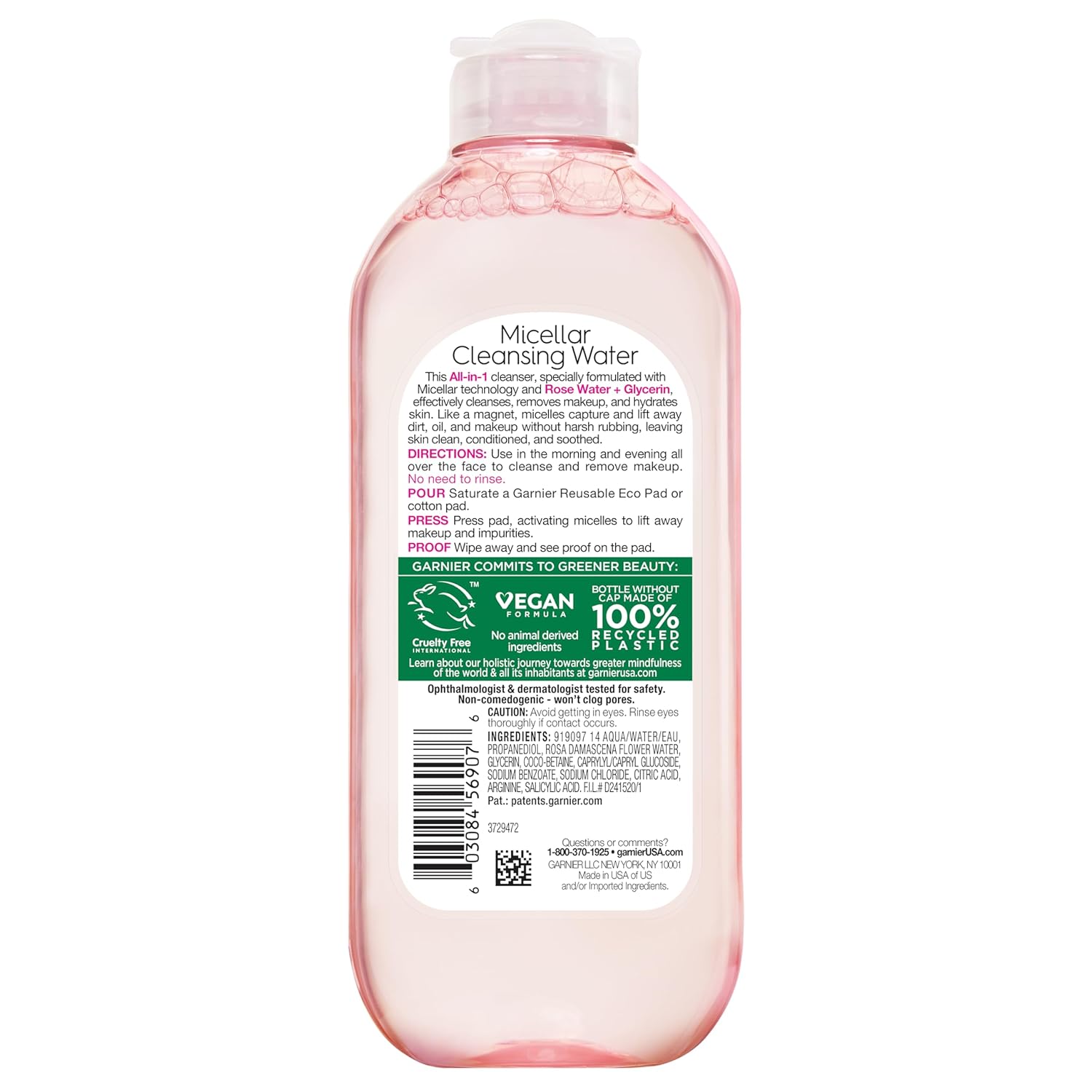 Garnier Rose Water Micellar Solution – Gentle Makeup Removal for Your Mindful Beauty Ritual