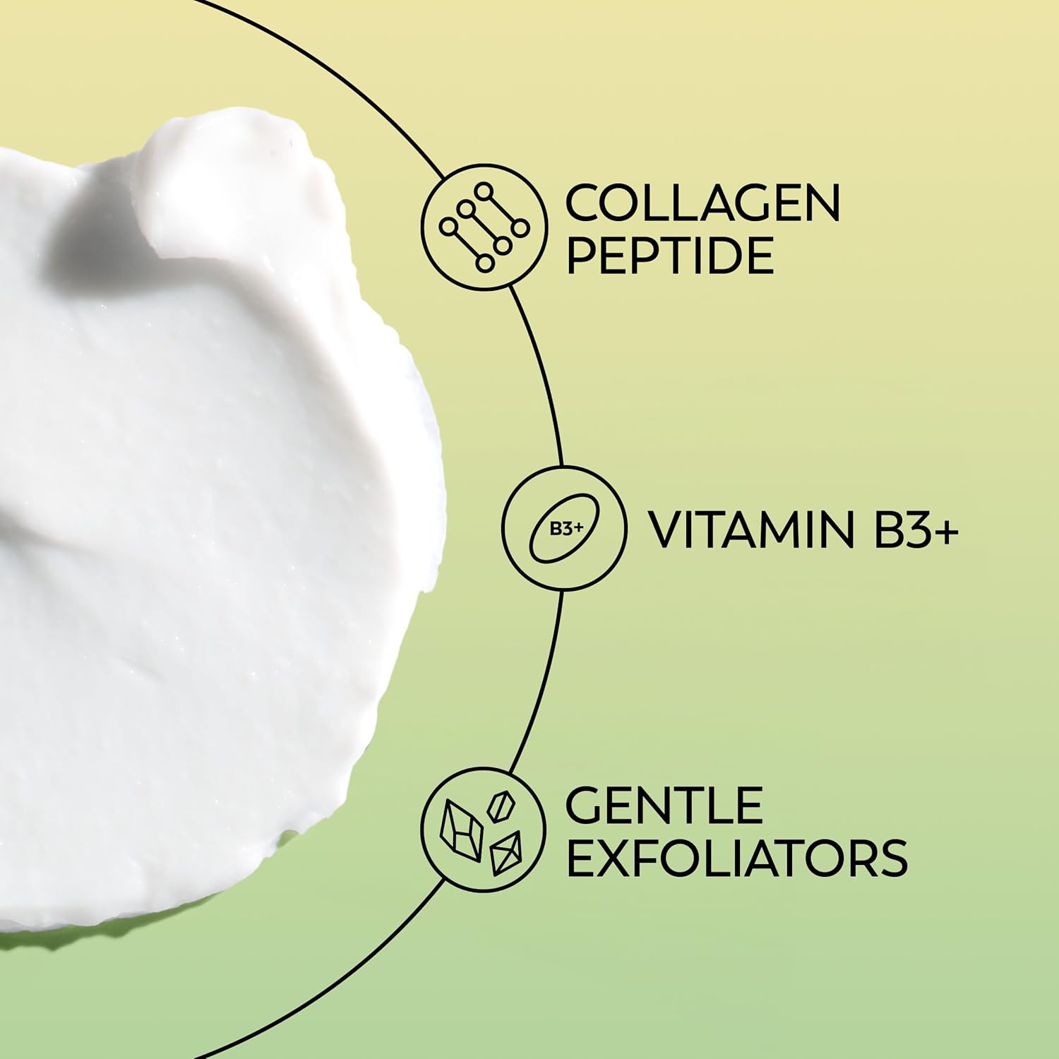 gentle physical or chemical exfoliators for smoothing