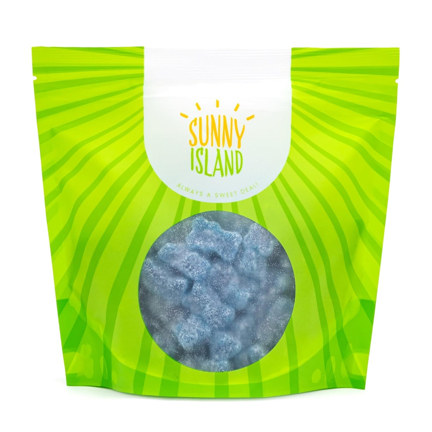Gifting Blue Gummy Bears 16 oz Resealable Gelatin Free Bag for Birthday Party Hostess and Event Planners