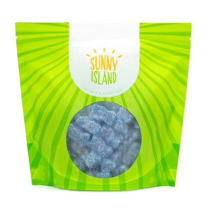 Gifting Blue Gummy Bears 16 oz Resealable Gelatin Free Bag for Birthday Party Hostess and Event Planners