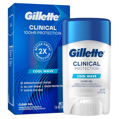 Gillette Clinical 100HR Deodorant – Reliable Odor Protection So You Can Concentrate