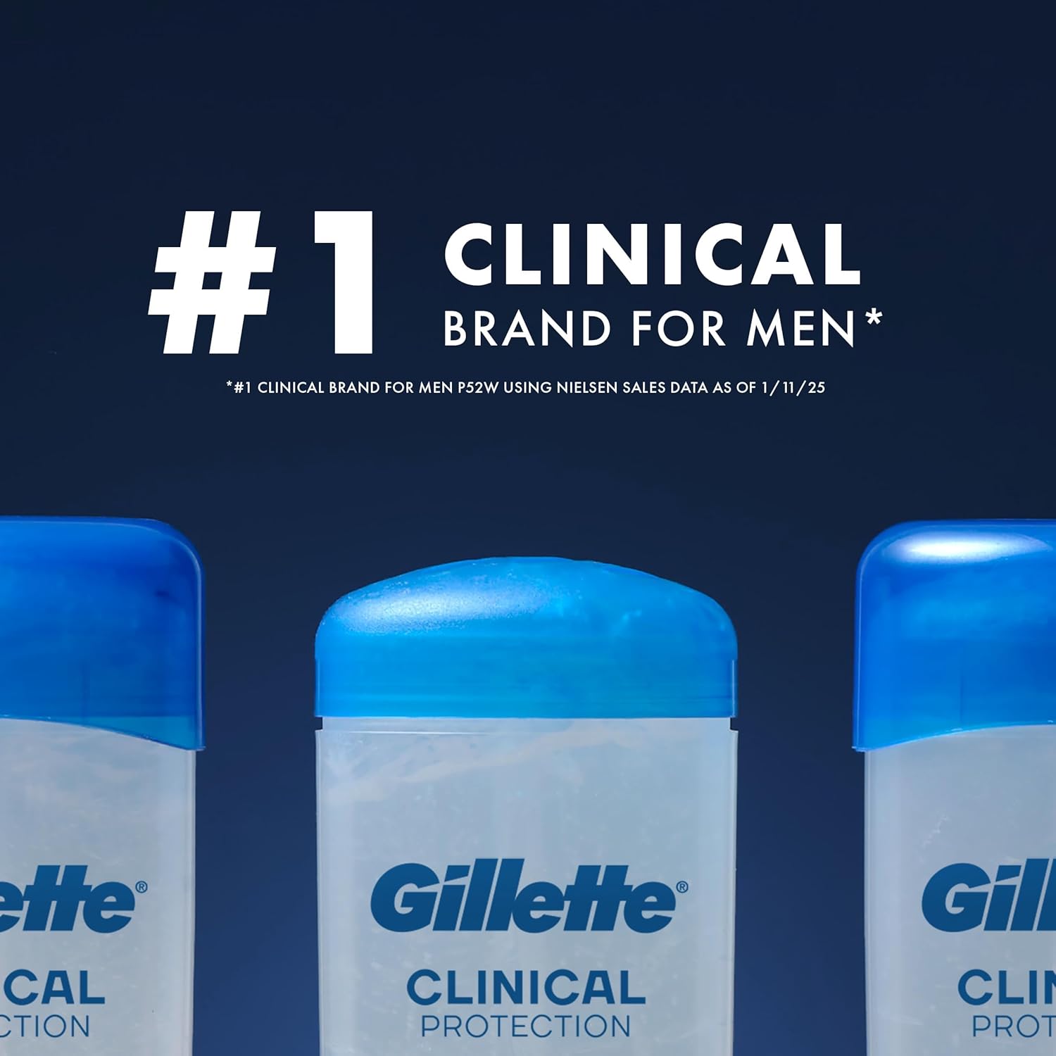Gillette Clinical 100HR Deodorant – Reliable Odor Protection So You Can Concentrate