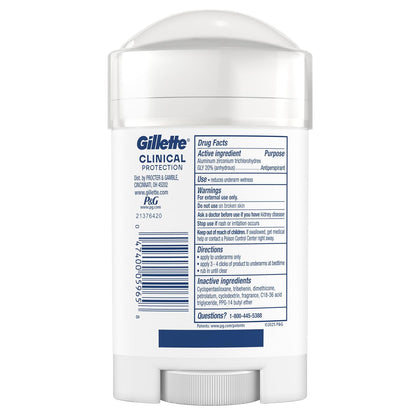 Gillette Clinical Antiperspirant and Deodorant for Men – Thoughtful Grooming Gift for Him, 100-Hour Clinical Protection