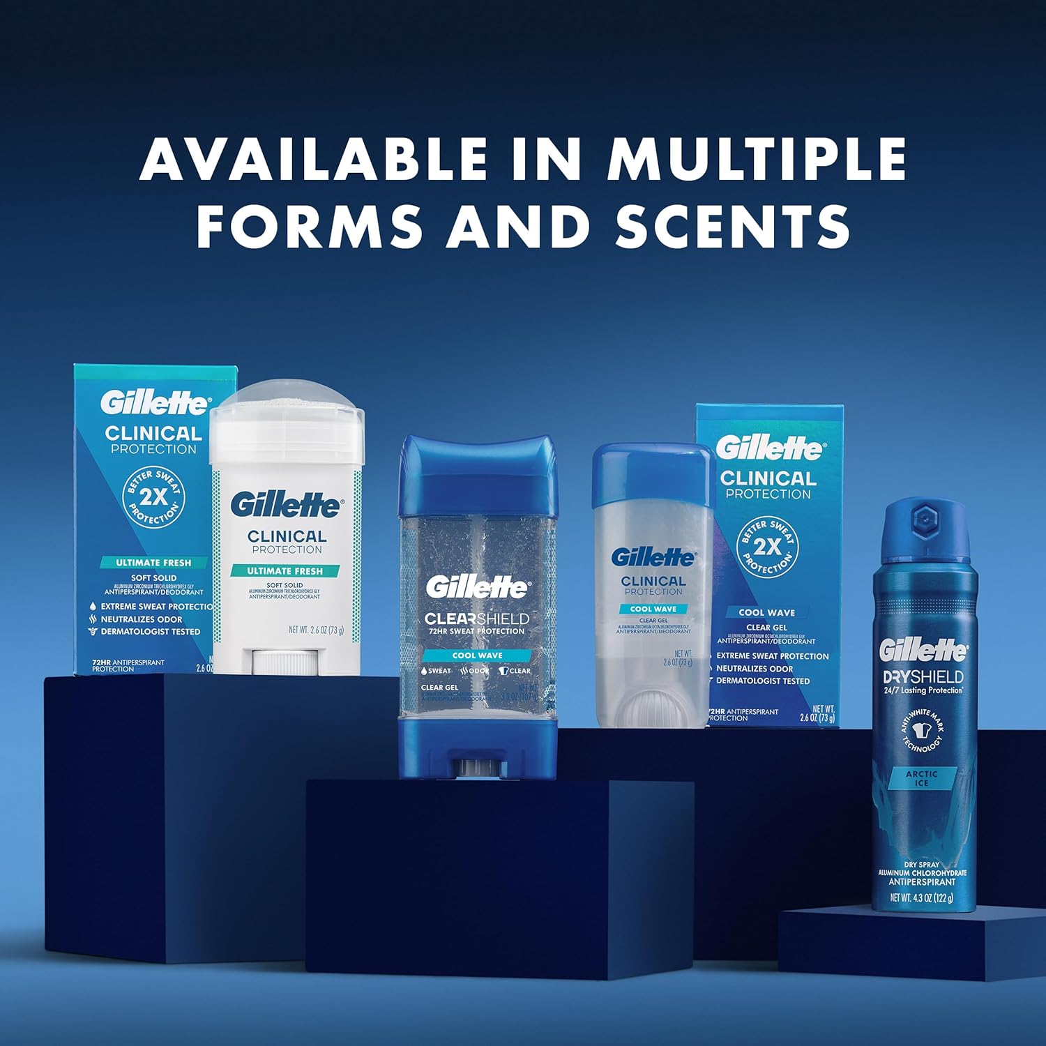 Gillette Clinical Antiperspirant and Deodorant for Men – Thoughtful Grooming Gift for Him, 100-Hour Clinical Protection