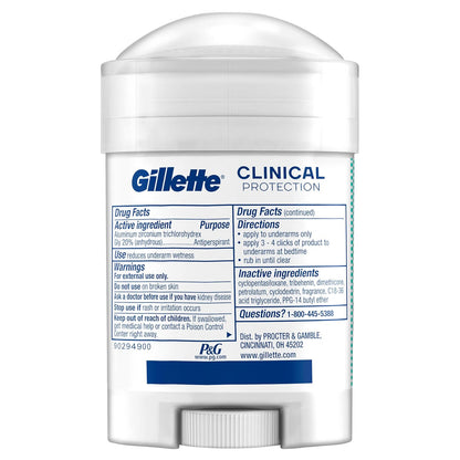 Gillette Clinical Strength Deodorant for Men – Mindful Grooming Ritual, Sensitive Skin Friendly