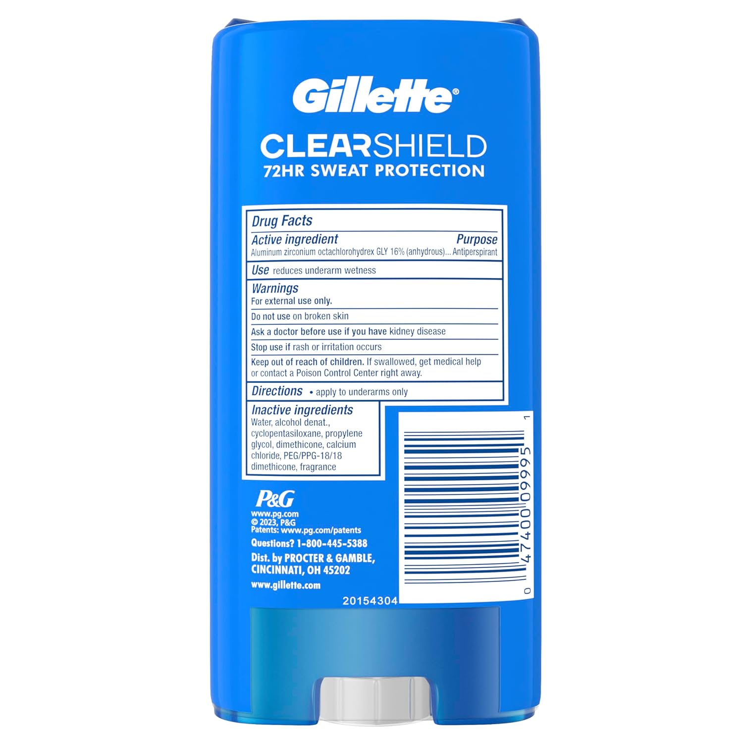 Gillette Deodorant for Men, All-Day Freshness – Stay Focused Without Mid-Shift Reapplication