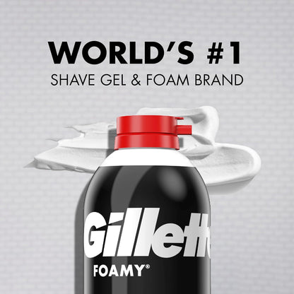 Gillette Foamy 12-Pack – Streamlined Grooming Essentials, Zero Complexity
