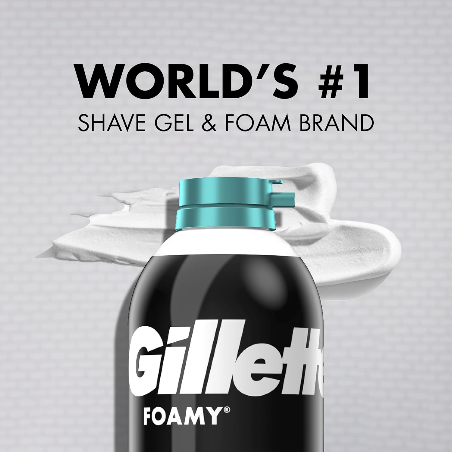 Gillette Foamy Sensitive Skin – Dermatologist-Tested Cream for Protected, Irritation-Free Shaving