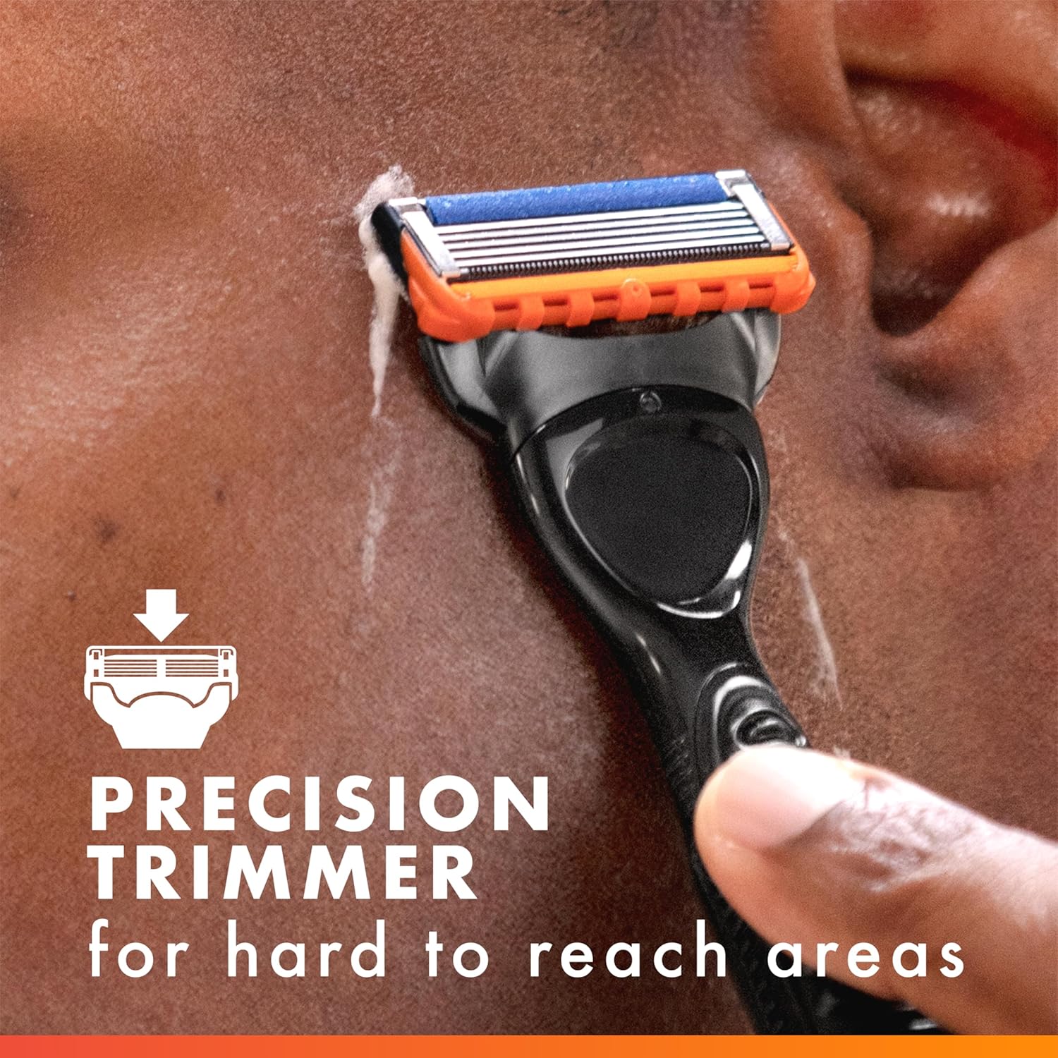 Gillette Fusion5 Power Razor for Men – Thoughtful Birthday Gift for Husband, Close Shave with Precision Trimmer