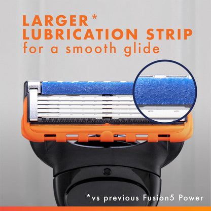 Gillette Fusion5 Universal Fit Blades – Streamlined Replacement Cartridges, No Extra Tools Needed