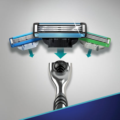 Gillette Mach3 Men's Razor, Quick Morning Shave Tool for Busy Office Professionals
