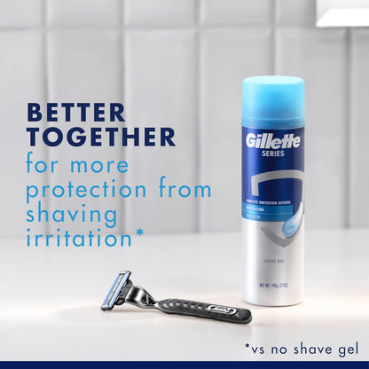 Gillette Mach3 Razor Blades for Men – Skin-Friendly Daily Shave for the Self-Care Routine, 10-Count Refills