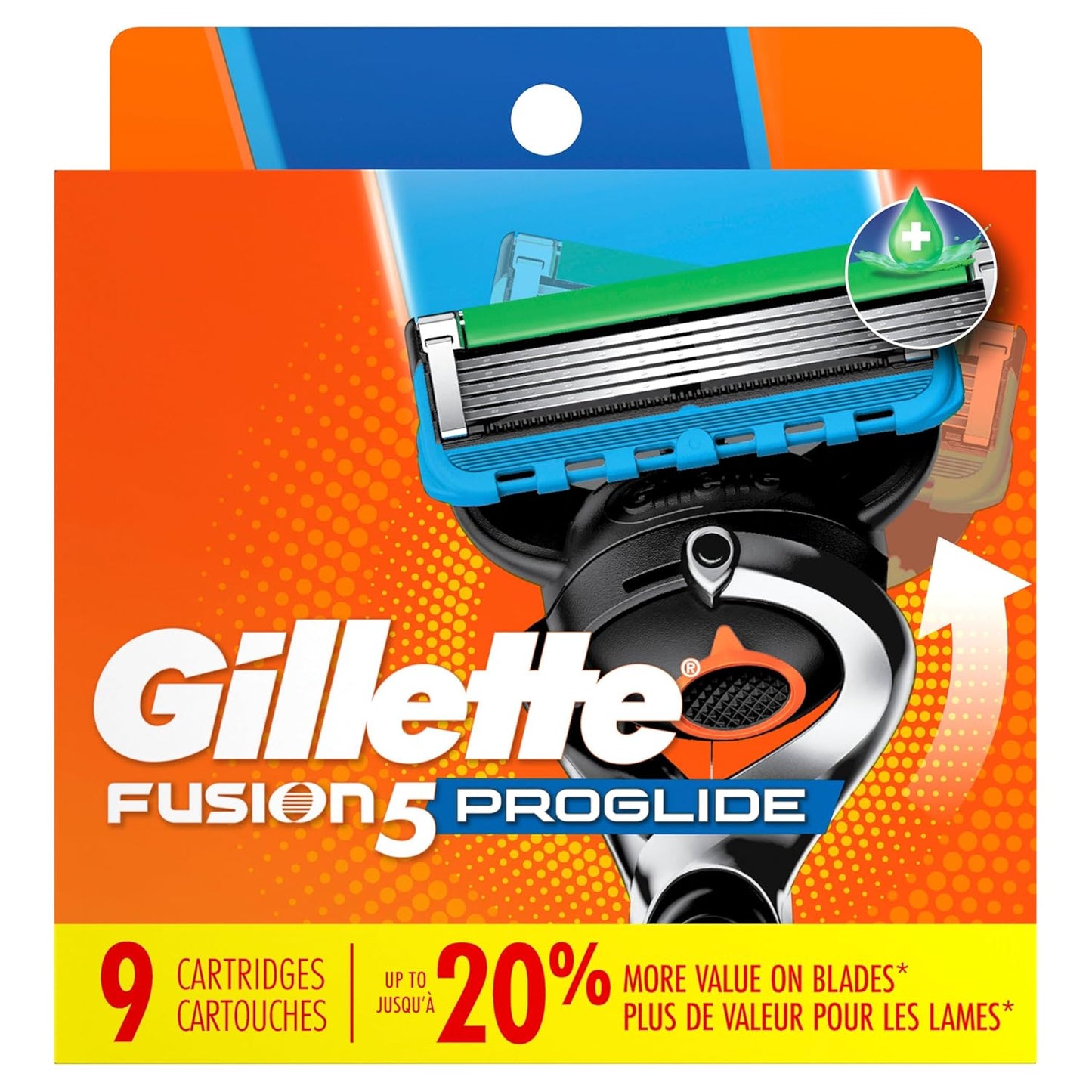 Gillette ProGlide Precision Shaving System – 9-Count Refill Pack to Streamline Your Daily Grooming