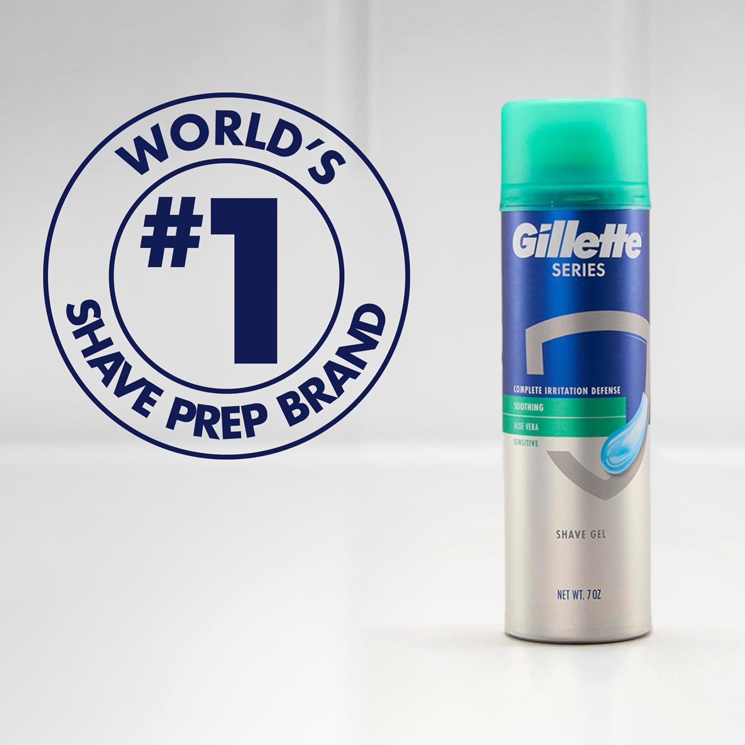 Gillette Series 3X Action Shave Gel – Skin Friendly Sensitive Formula That Protects Against Razor Burn