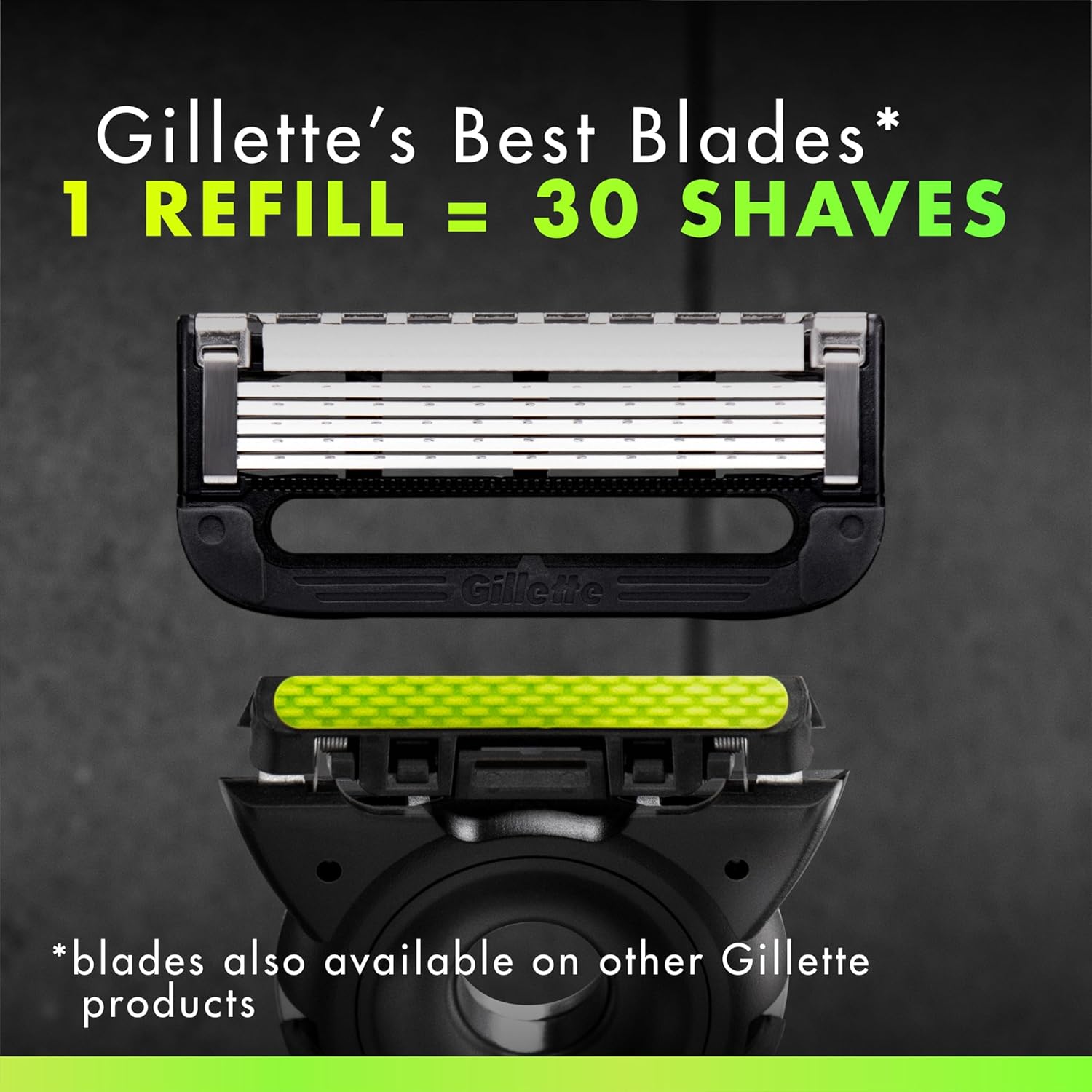 GilletteLabs Exfoliating Razor with Designer Magnetic Stand – Elevated Bathroom Countertop Display