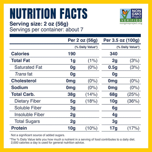 good source of dietary fiber for added satiety and digestive health