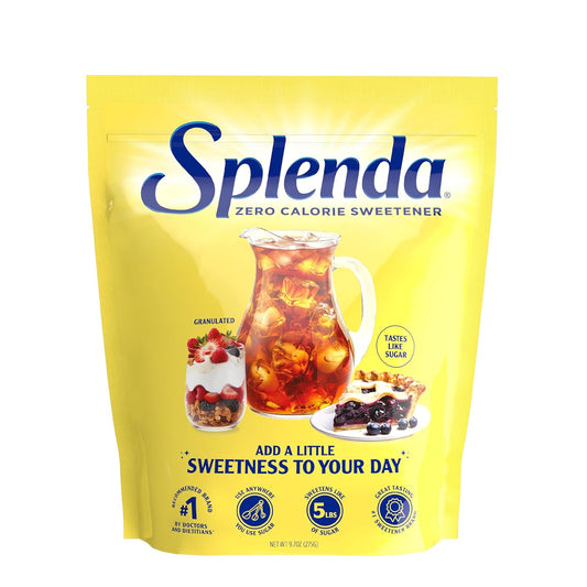 granulated texture with 1:1 sugar replacement ratio for easy substitution