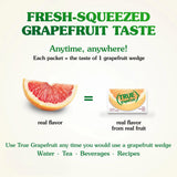 True Citrus Grapefruit Flavored Water Packets – Holiday Gift for Mom, Everyday Hydration Stocking Filler, 32 Count