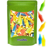 Fruidles Original Wax Bottles Candy – Guilt-Free Nostalgic Candy for Allergy-Conscious Lifestyles, Half Pound