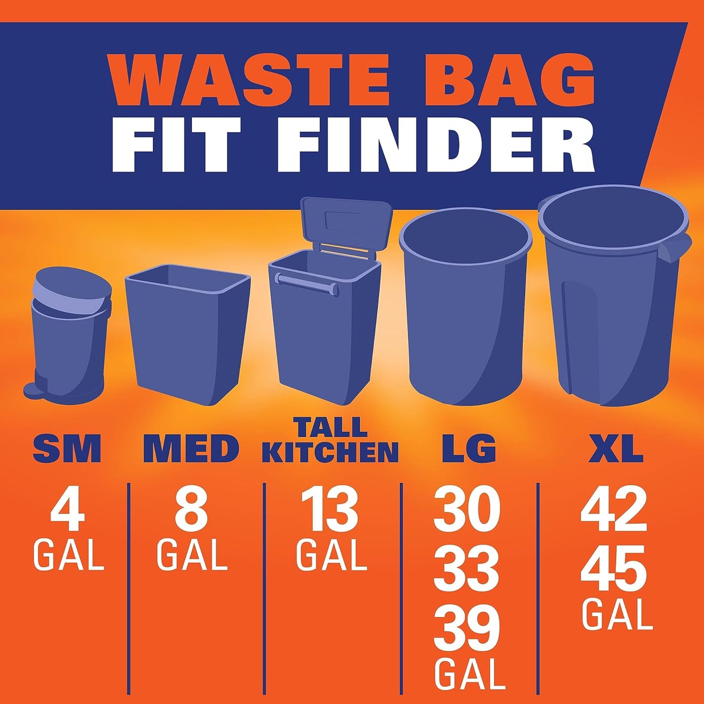Hefty Ultra Strong 13 Gallon Kitchen Garbage Bags, 6-in-1 Protection – Safe Handling of Sharp Bones, Peels, and Heavy Wet Waste, 110 Count
