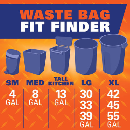 Hefty Ultra Strong 30 Gallon Trash Bags – Leak-Proof Bags That Keep Pantry and Kitchen Smelling Fresh Daily