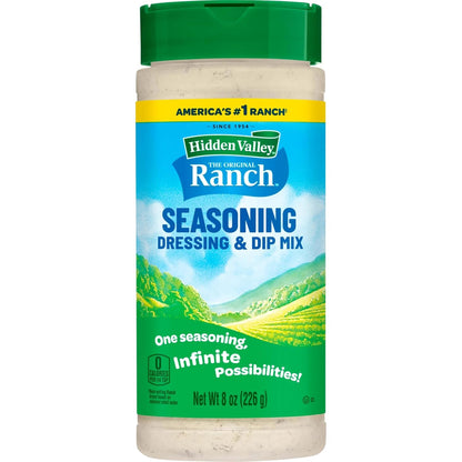 Hidden Valley Original Ranch Seasoning Mix - Pre-Portioned Herb Blend That Replaces Measuring Multiple Spices, 8 oz