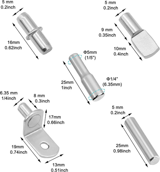 high-quality metal with polished nickel plating and burr-free smooth surface