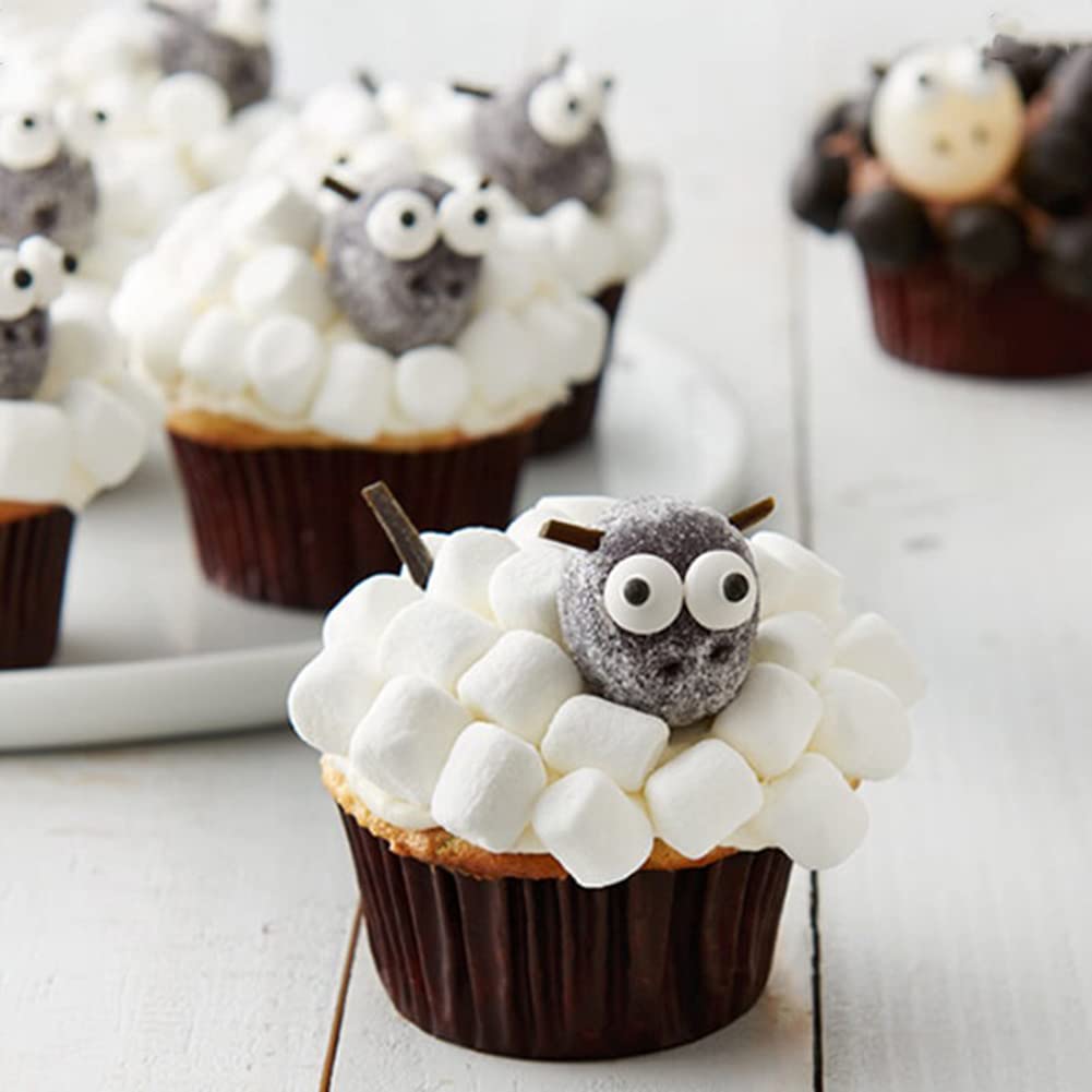 Holiday Candy Eye Toppers Gift for Friends Who Love Themed Cupcake Decorating