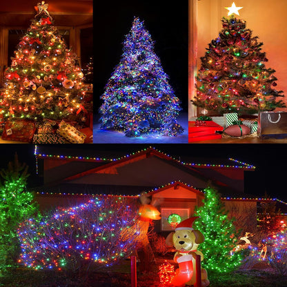 HolidayAura Festive String Lights – Birthday Gift for Mom and Women Who Love Holiday Decor, 8 Modes with Daily Auto Timer