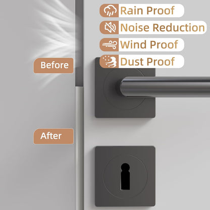 Holikin Nylon Cloth Door Weather Strip – Remote Work Office Window Tape, Sealing Out Street Sounds for Video Calls and Concentration