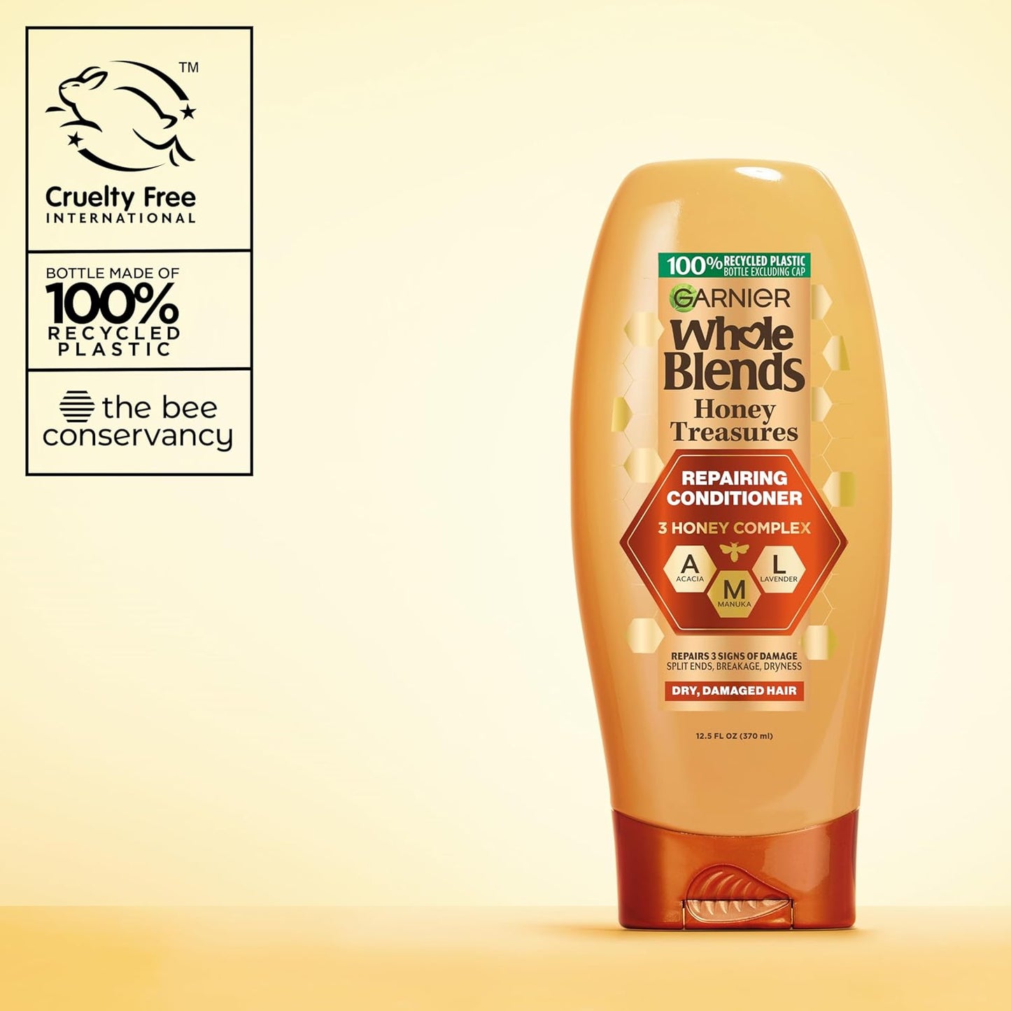 Honey Treasures Repair Conditioner – Mindful Bathroom Ritual for Split Ends & Breakage