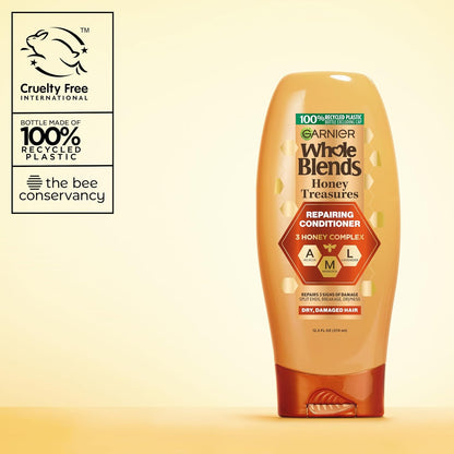 Honey Treasures Repair Conditioner – Mindful Bathroom Ritual for Split Ends & Breakage