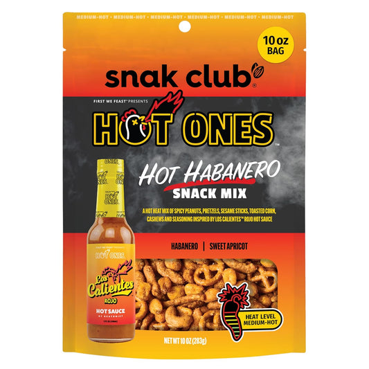 hot ones co-branded packaging and los calientes rojo hot sauce-inspired seasoning blend