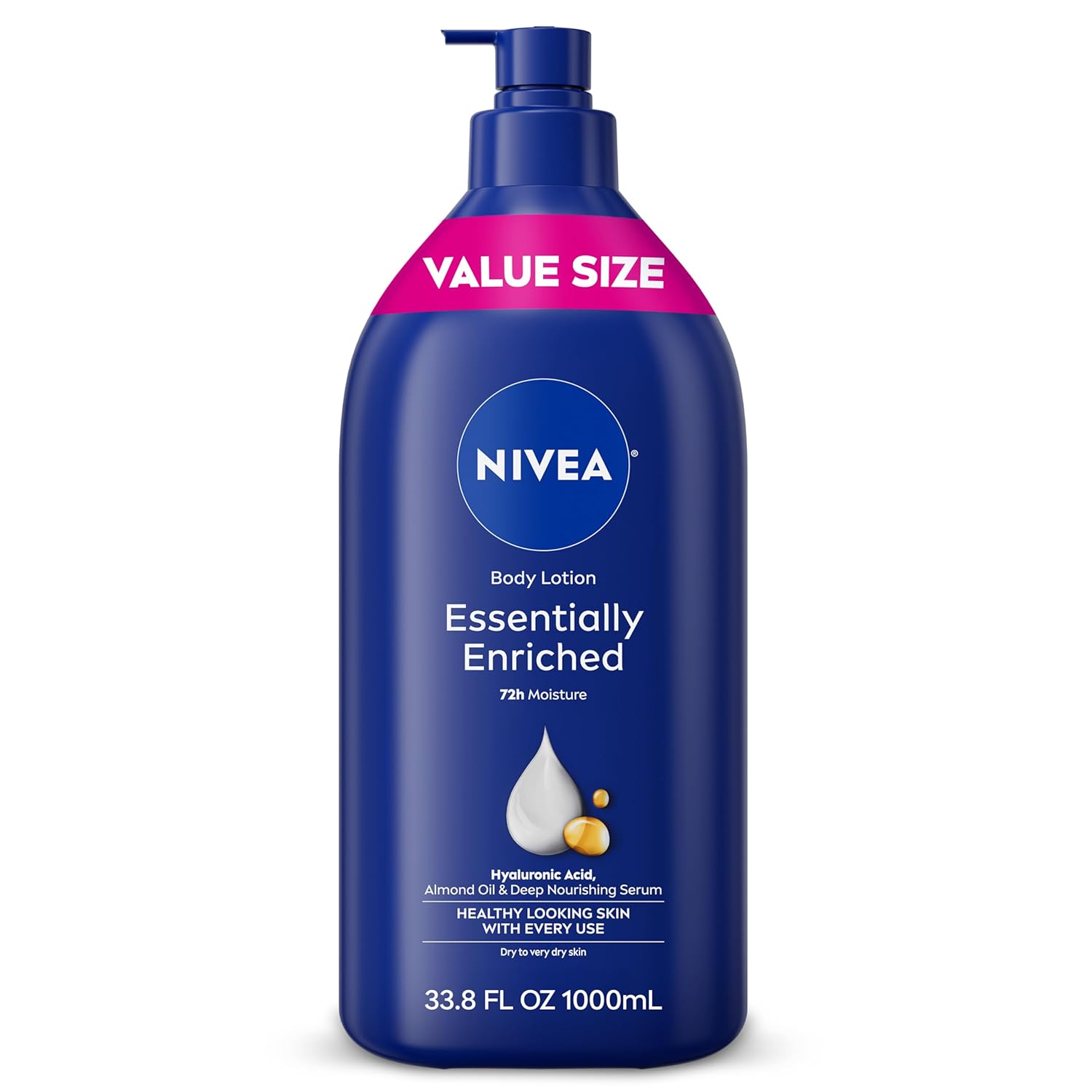 hyaluronic acid, almond oil, and deep nourishing serum blend for deep hydration