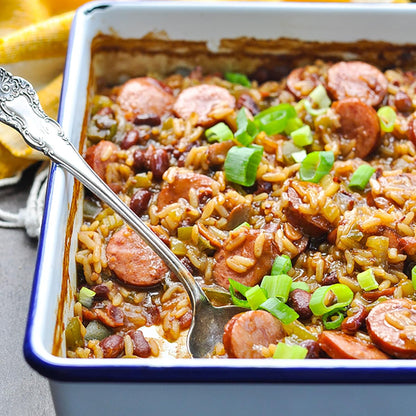 hydrolyzed soy protein and yeast extract provide savory depth without added meat