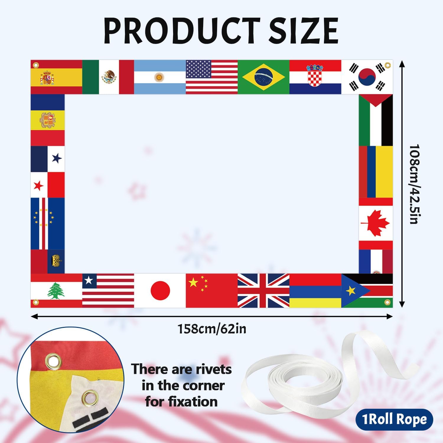 includes 22-foot hanging rope (no extra hardware needed)