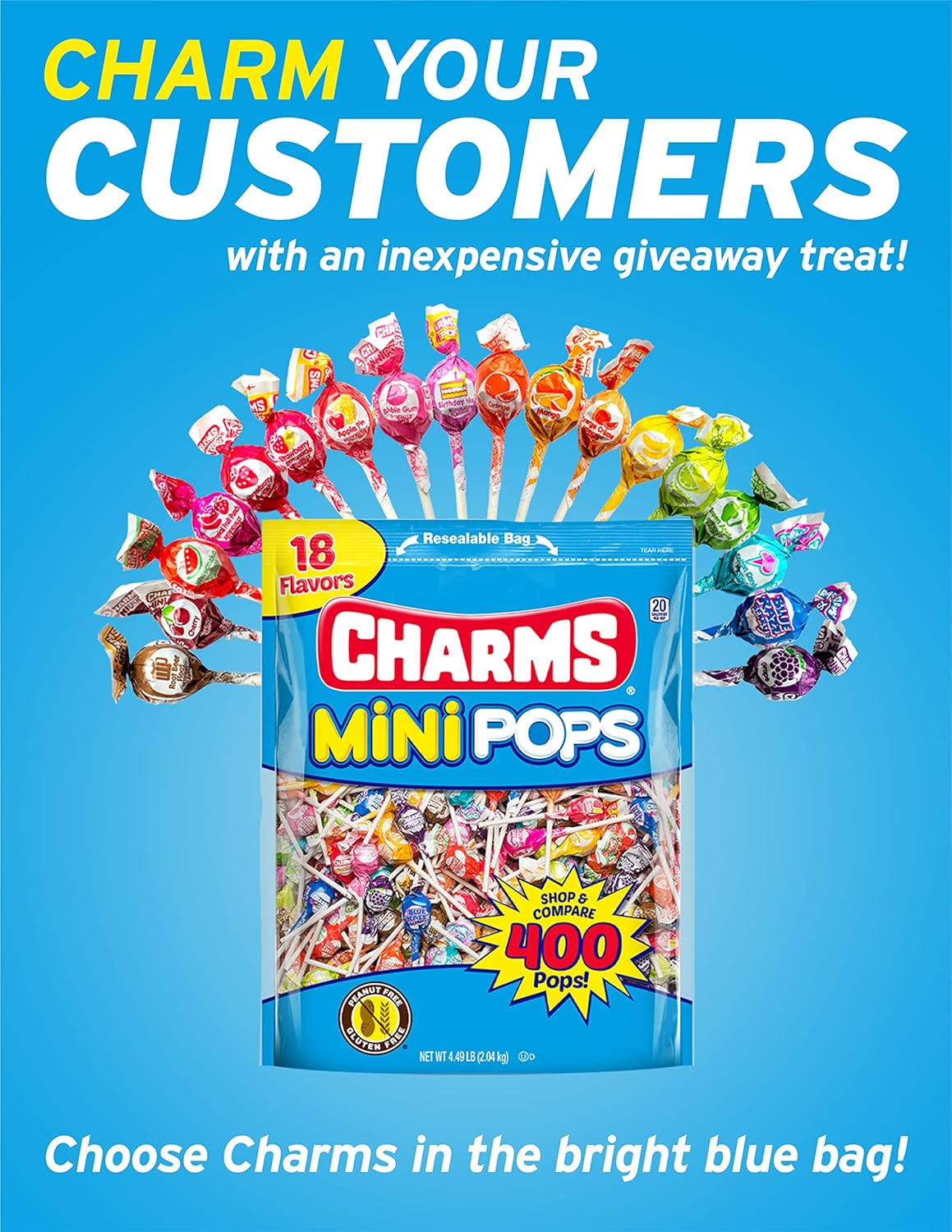 individually sealed wrappers for grab-and-go portion control and freshness