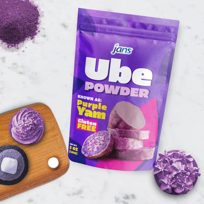 Jans Ube Powder for Baking, 5 oz | Gourmet Ube Powder for Pastry Chef Creations