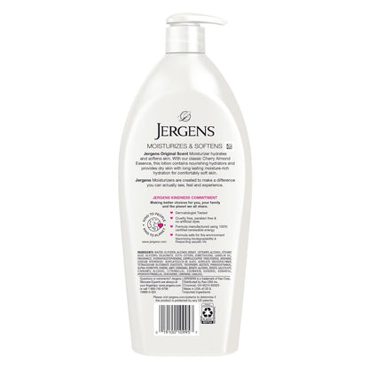 Jergens Lightweight Body Moisturizer – Minimal Formula, Maximum Hydration for Dry Skin