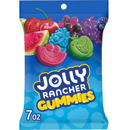 JOLLY RANCHER Gummies Assorted Fruit Flavored Candy Bag – Crowd-Pleasing Hostess Gift for Housewarmings, Baby Showers, and Office Secret Santa