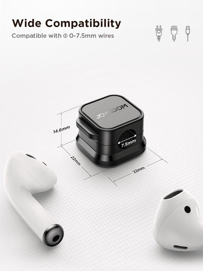 JOYROOM Adhesive Cord Holder Set, Thoughtful Gift for Remote Workers and Students Setting Up a New Desk