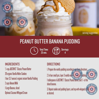 Justin’s Gluten-Free Peanut Butter – Neutral-Toned Pantry Essential for Effortless Meal Prep