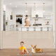 Beige - 34" Tall x 96" Wide