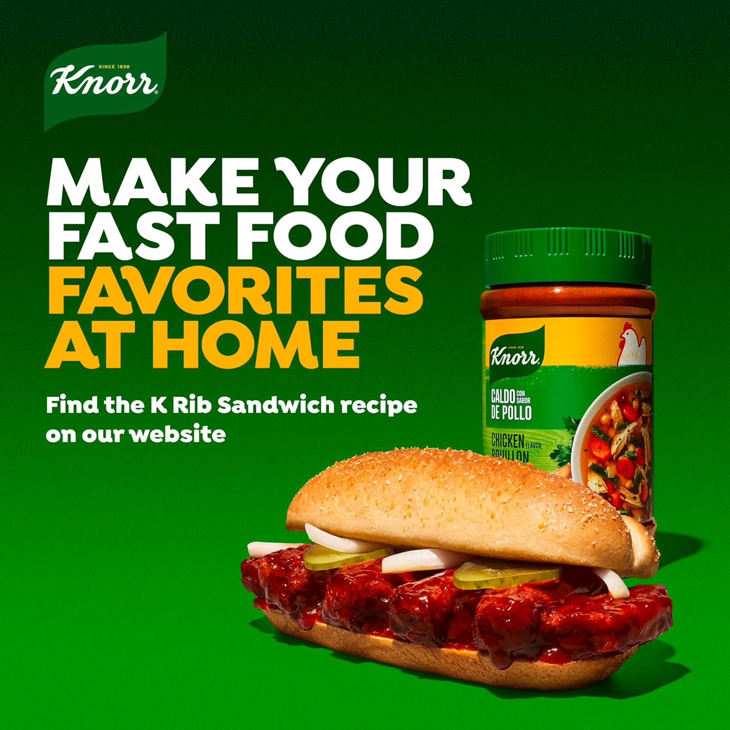 Knorr Chicken Bouillon Granulated – Guilt-Free Savory Taste for Balanced Family Recipes