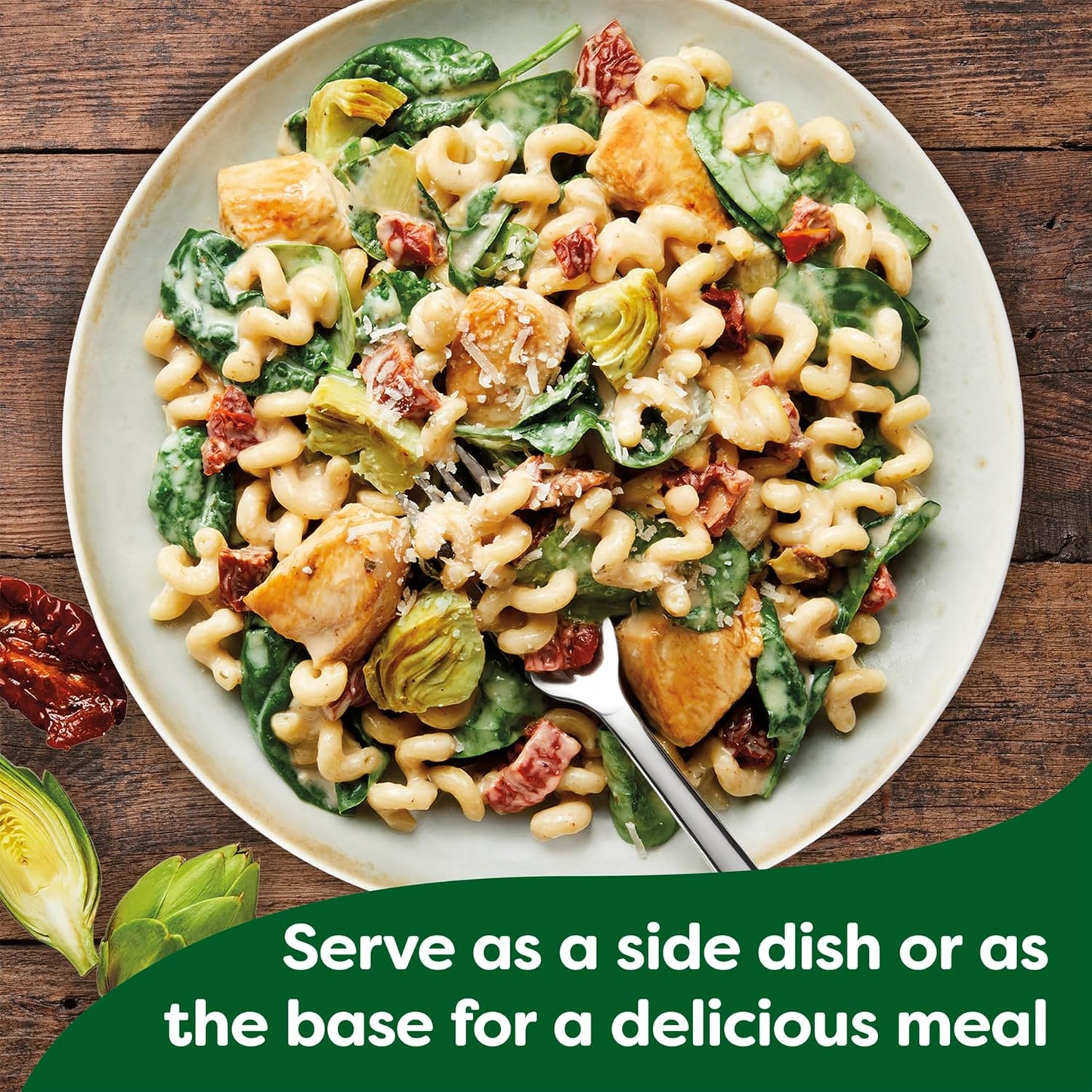 Knorr Pasta Sides Creamy Garlic Vegetarian Pasta Base for Balanced Meals