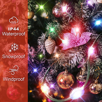 Kringle Bros Simple LED Tree Lights – Less-Is-More Holiday Aesthetic with Single-Ring Top-Down Install